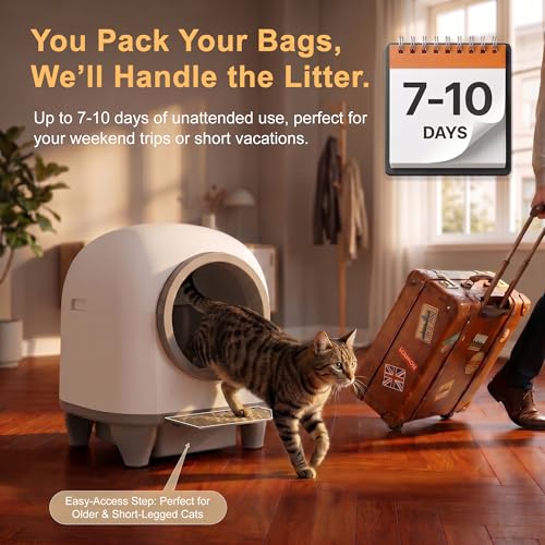 Greesum UltraSmart AutoClean Rake Self-Cleaning Litter Box — view 6