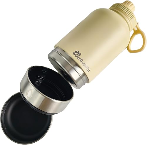 Miniatura 2 de OUT 'N WILD Botella de agua portátil aislada para perros y cuencos  Accesorios de viaje todo en uno, alimentos y líquidos para mascotas, para