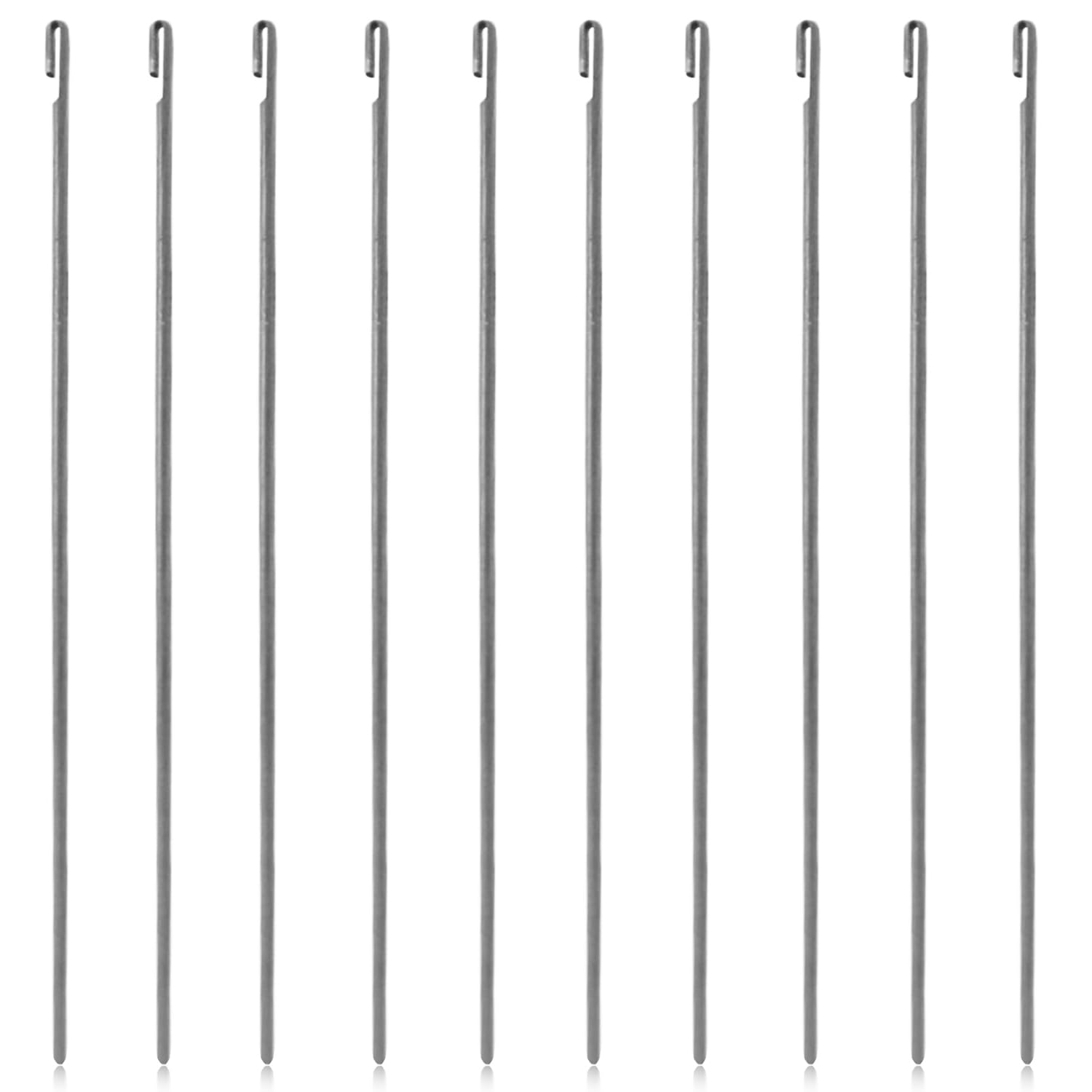 yyangz 10PCS Thin Beading Hooks Crystal Beading Hooks Jewelry Necklace Beading Needle Handmade DIY Weaving Tools for Beaded Jewelry Crafts Bracelets Necklaces Pendant Accessories