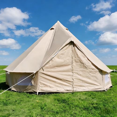 Carpa Bell 13 pies Oxford para Camping 4 Personas Khaki miniatura 3