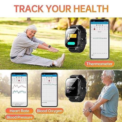 Fajocru Smart Health Watch With Fall Alert Devices, Pedometer, 2 Way Call Voice Chat, Sos Emergency Alarm Button, 4G Elder Gps Tracker Watch, Anti-Lost Cell Phone Watch For Seniors thumb #4