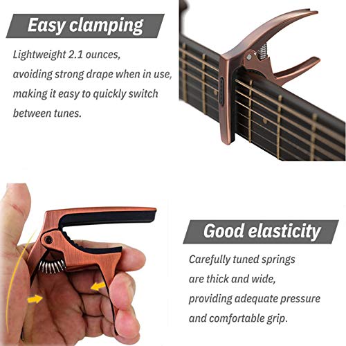 Image of Guitar Capo 3in1 Metal Capo for Acoustic&Electric Guitar Accessories