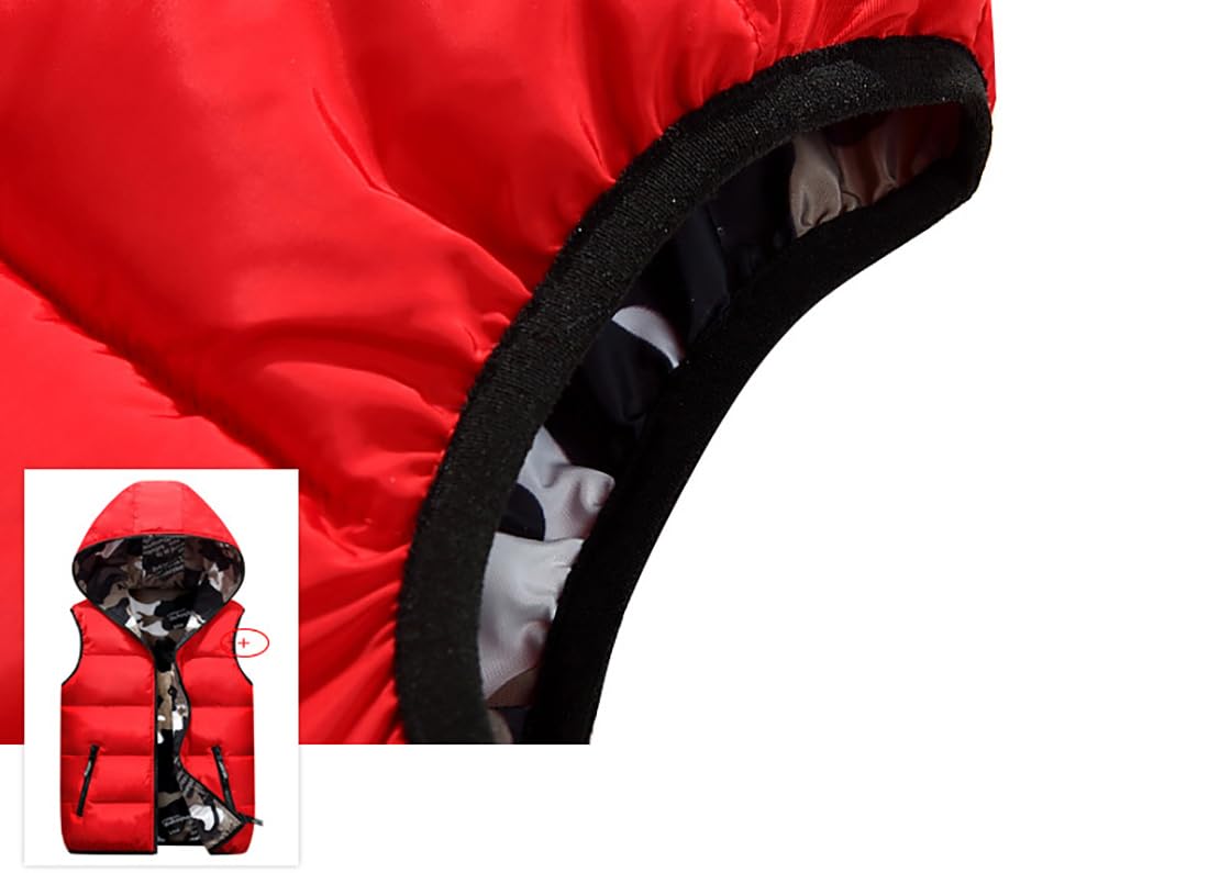 Enfants Puffer Matelassé Gilet Veste Filles Garçons Doudoune Sans Manche Gilet à Capuche Veste Hiver Manteaux