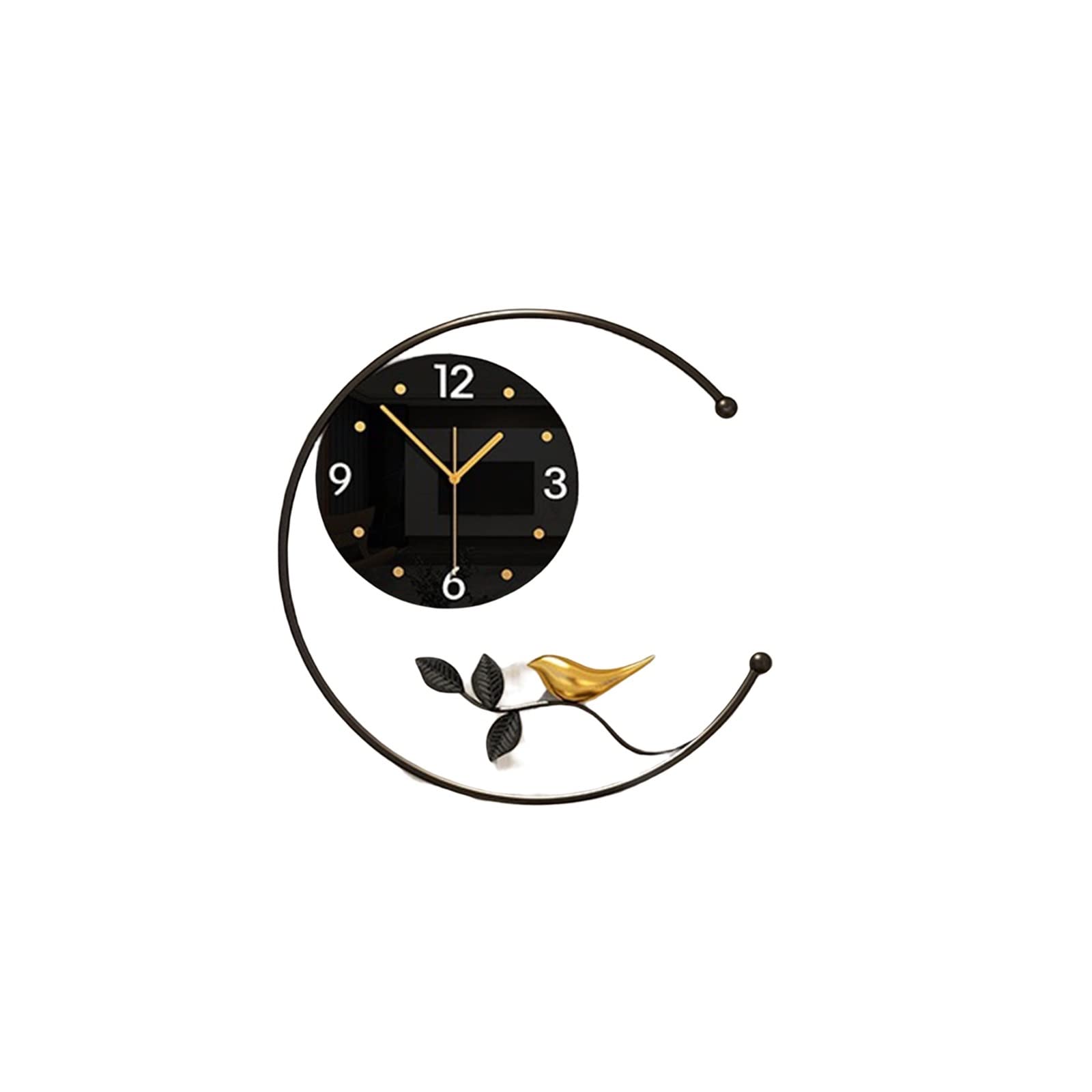 Horloge murale moderne de 45cm pour salon et bureau chic