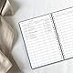 BIROYAL Budgetbuch, 120 Seiten Spiralfinanzbuch, Buchhaltungsbuch der Ein und Ausgaben, Ausgaben Tracker Finanzplaner, Notizbuch für Budgetverfolgung Accounting Ledger Book