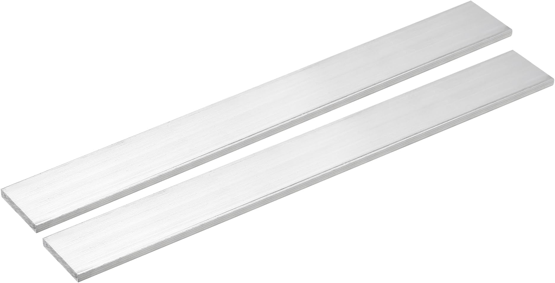sourcing map Square Aluminum Flat Bar, 2Pcs 1/4" Thick 1.4" Width 12" Length Square Aluminum Bar 6061 Aluminum Flat Plate, 5 x 35 x 305mm T6511 Solid New Mill Stock For Industrial Building
