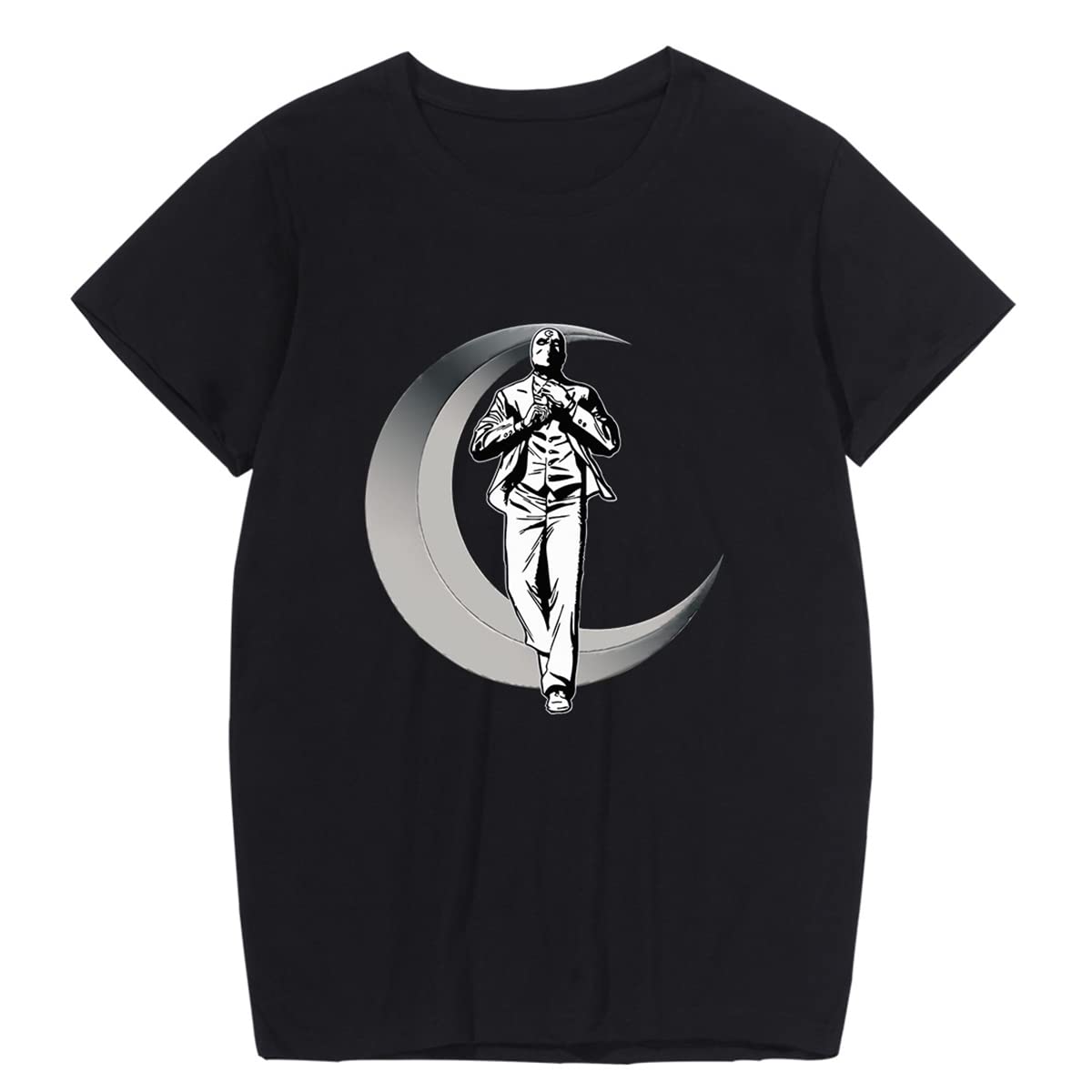 GenericCOSSHINE Unisex Moon Knight Costume Shirt Moon Knight T-Shirt Marc Spector Shirts Short Sleeves Moon Knight Top