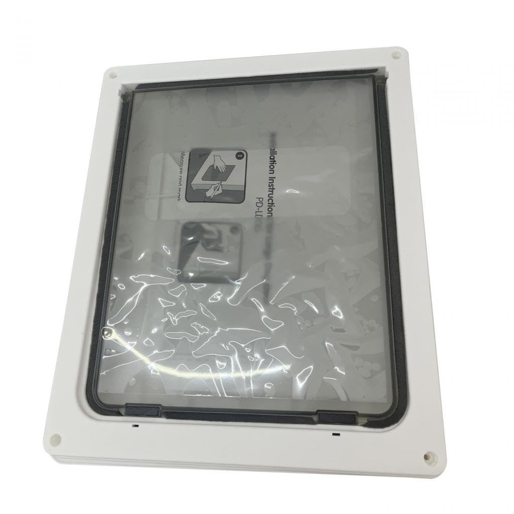 Puerta Plegable para Mascotas Duradera, de Una Sola Hoja, Fácil Instalación, Artículos para Mascotas, Cierre Automático, Puerta para Gatos Y Perros, G, 46x36CM