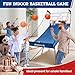 BAGAIL Basketball Arcade Game, Electronic Basketball Shooting Game with 8 Game Modes, Arcade Sounds, Foldable Frame, 4 Balls, Inflation Pump, Ideal Indoor Sport Games for All Players