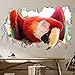 Macaw Parrot Wall Decal - Bird Sticker Decor - Parrots Tropical Wall Decor - Tropical Wall Decal - Animals Room Decor - Stickers for Kids Nursery Bedroom (24