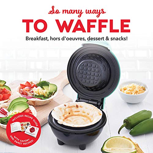 DASH Mini máquina de tigelas de waffle para café da manhã, tigelas de burrito, sorvete e outros dese