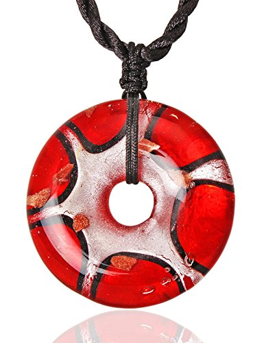 Ccsc-pec round ring shape silver foil lampworking glass…