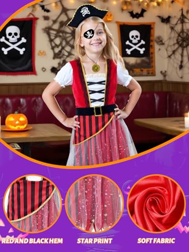 Disfraz pirata para niñas Halloween miniatura 3
