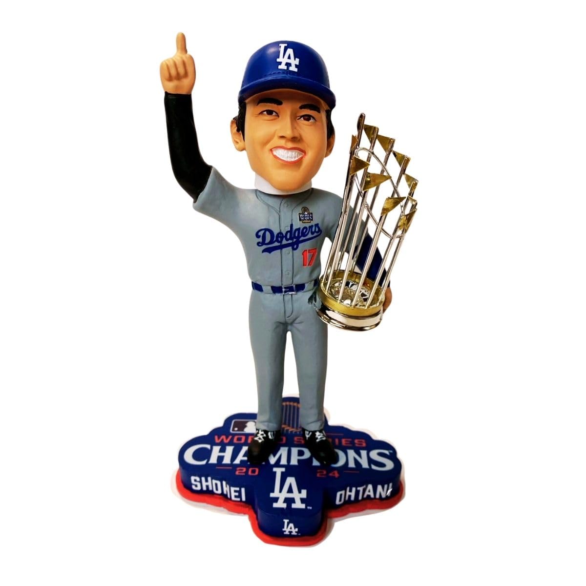 FOCO BIG HEADS SHOHEI OHTANI フィギュア Shohei Ohtani Los Angeles Dodgers Field Stripe Bighead