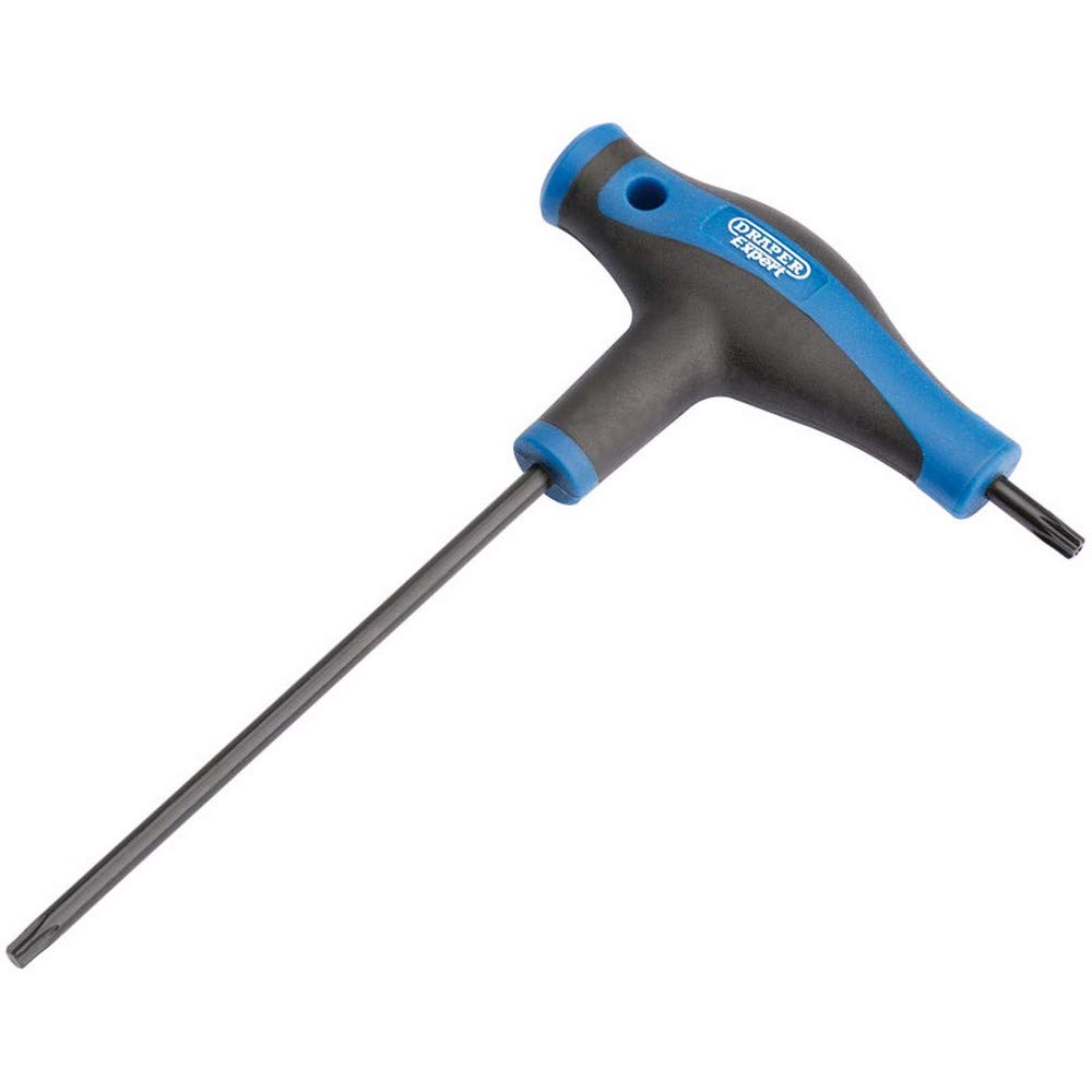 1x Draper Expert T20 T Handle TX-Star Key - 100 x 14mm - 33899