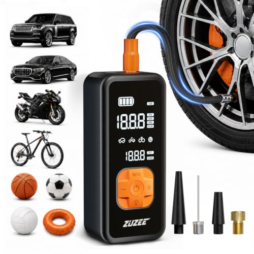 Tire-Inflator-Portable-Air-Compressor-with-Digital-Gauge-150-PSI-Tire-Pump Tire Inflator Portable Air Compressor with Digital Gauge, 150 PSI Tire Pump - Image 1