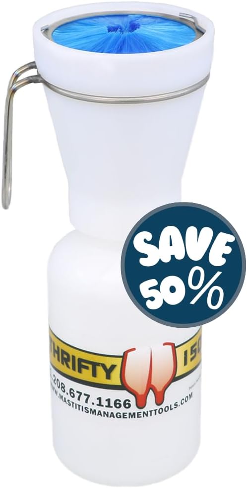 So Blessed Thrifty Dipper, Teat Dip Cup, Dip 100 Cows per Bottle Full, The Most Durable Dipper in The World, Save 50% of Your Teat Dip