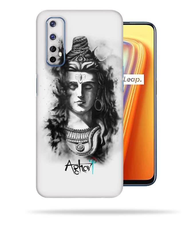 Image of Mahadev Trident Skin Back Protector Film Ultra Thin Scratch Resistant Vinyl (Not Case and Cover) for Realme 7