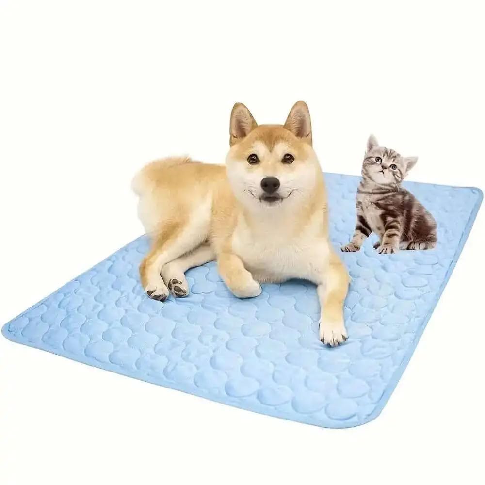 Lit rafraîchissant en gel pour animaux souffrant de la chaleur estivale