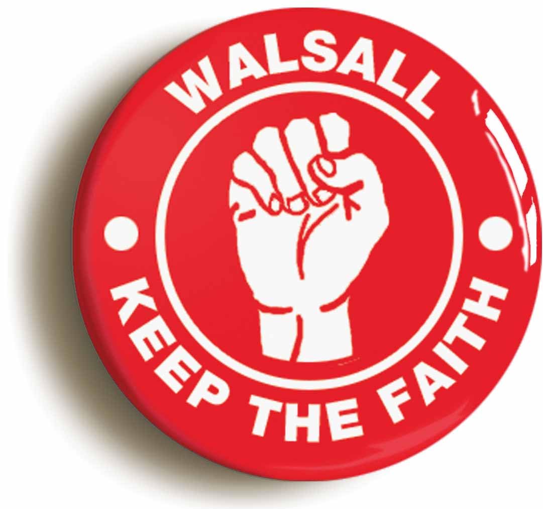 Walsall Keep The Faith Northern Soul Fridge Magnet (Circular 2inch / 50mm Diameter)
