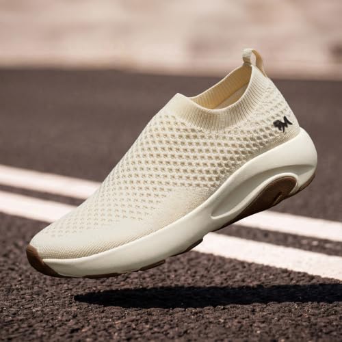 Image of Neeman's Begin Walk Soothe Unisex Slip On Walking Shoes | Breathable Knit Sneakers | Lightweight Cushioned Casual Shoes | Comfortable, Travel & Running Footwear