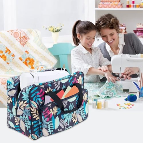 Mallette de transport pour machine à coudre et accessoires de rangement - 3