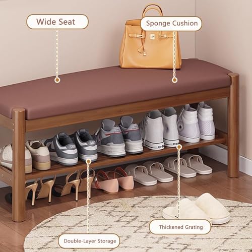 Banc à chaussures compact et solide pour optimiser les petits espaces