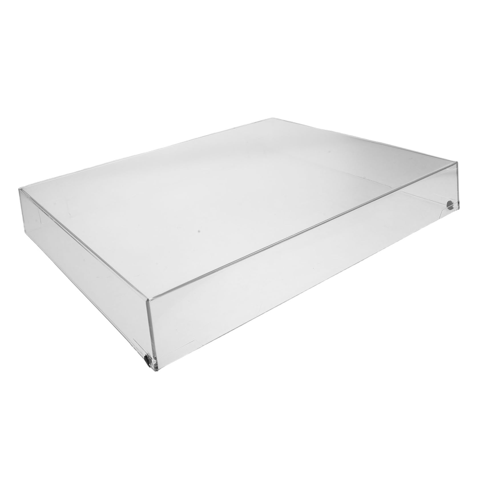 Protezione antipolvere in acrilico trasparente per - Coperchio rettangolare per dispositivi audio domestici 16,2x13,2x2,4 pollici