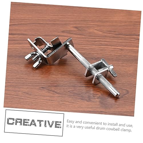 Abrazadera Simple para Cowbell de Percusión, Clip Duradero para Batería con Superficie Suave, Fácil de Usar, Accesorio para Músicos miniatura 6