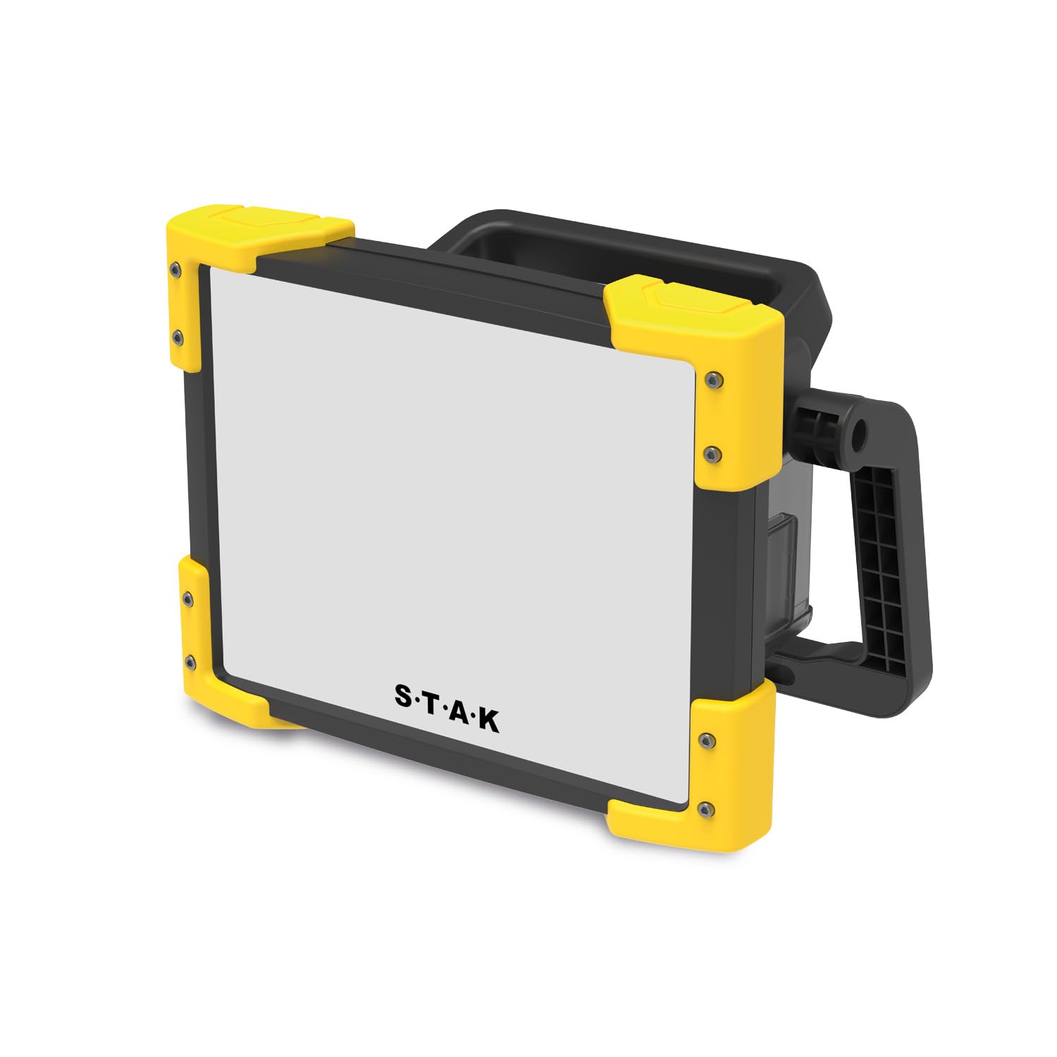5000lm Construction Site Floodlight, Powerful 45W Work Light. LED floodlight Compatible with 18V Batteries from Leading Power Tool Manufacturers, Polycarbonate Body, Adjustable Stand.