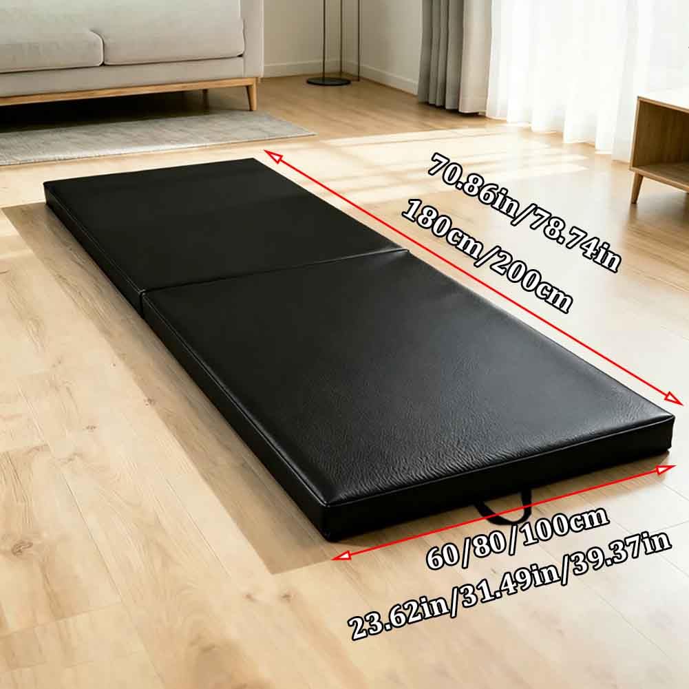 Tappetino Pieghevole Portatile per Ginnastica/Yoga, Tappetino di Sicurezza per Aerobica, Tappetino Arrotolabile Spesso 5 Cm, Adatto per Arti Marziali Miste E Stretching