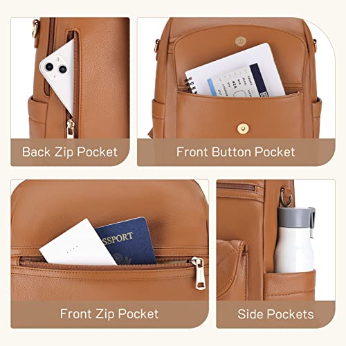 Missnine Backpack Purse For Women Fashion Travel Backpack Pu Leather Bookbag Ladies Work Handbags And Shoulder Bags #TOP5