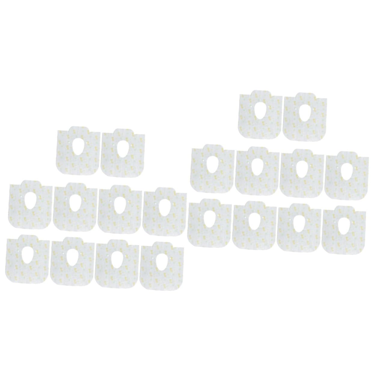 TOYANDONA 20pezzi Copriwater Monouso Impermeabili Pad Carta Igienica Per Toilette Portatile Per e Uso Domestico Protezione Igienica Per Bagni Pubblici e