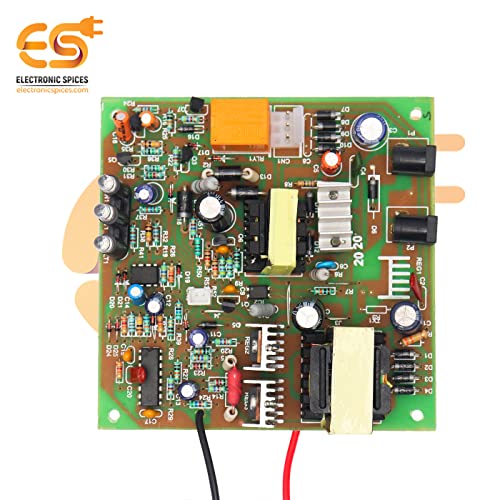 Electronic Spices 45 Watt Complete Inverter Circuit Motherboard With Inbuilt Battery Charging Module 112mm X 112mm X 32mm (Dc to Ac Converter) - Image 2