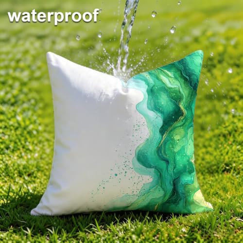 Housse de coussin 45x45 lot de 2 lavable housse coussin vert anti accroc - 8
