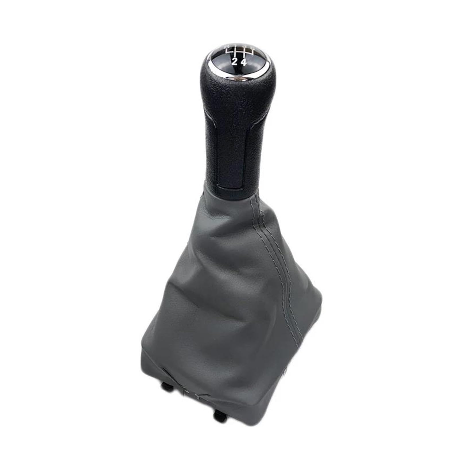 MOCALUX Gear Stick Shift Lever Knob for VW for Polo 9N 9N2 2002-2009 Gear Shift Knob Shifter Lever Stick Gaiter Boot Modification Parts(E,for 5 Speed)