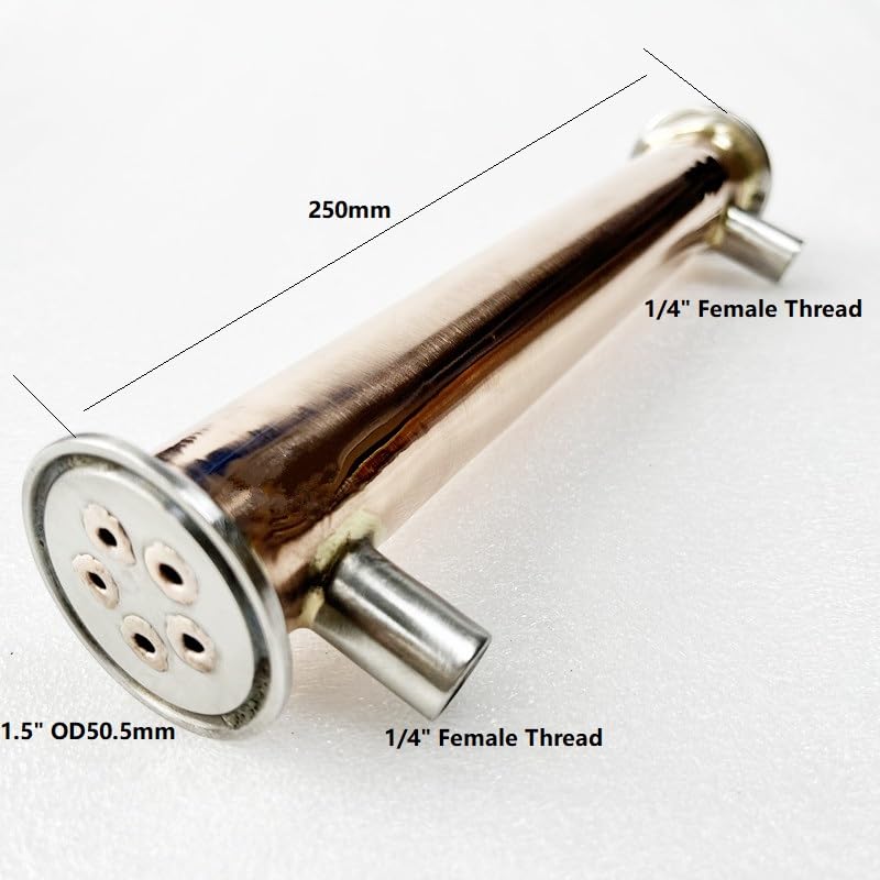 パネルメーター アナログ電流計 DC5A MU38-DC5A J&L製｜電子部品・半導体通販のマルツ 1.5インチ 38mm(OD50.5mm) デフレグメーター、還流、蒸留器コンデンサー、1/4インチめねじ付き、長さ300mm、スチ