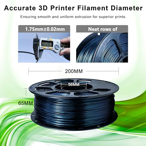 Image of iBOSS Chameleon PLA Plus Filament 1.75mm Burnt Titanium 1KG, 3D Printer Filament Cardboard Spool(2.2lbs), 1.75 ± 0.02mm, Neatly Wound PLA+ 3D Printing Filament Fits for Most 3D Printers