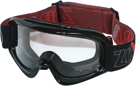 Zorax Kids Black MX Motocross Goggles Dirty Bike Quad Motorcycle Motorbike Goggles