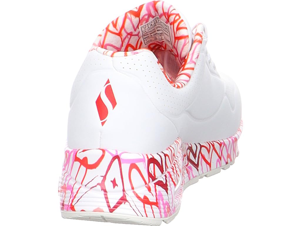 Skechers Uno Loving Love 155506WHT, Scarpe Sportive