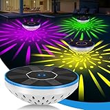 Bseical Solar Schwimmende Poolbeleuchtung Akku mit Fernbedienung, LED Pool Lichter Schwimmend mit Bunten Lichtershow, IPX8 Wasserdichter Whirlpool Lichter, Unterwasser Beleuchtung für Spa Badewannen