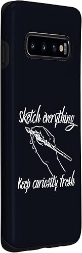 Miniatura 3 de Galaxy S10 Sketch Everything Keep Curiosity Fresh Art Teacher Painting Case
