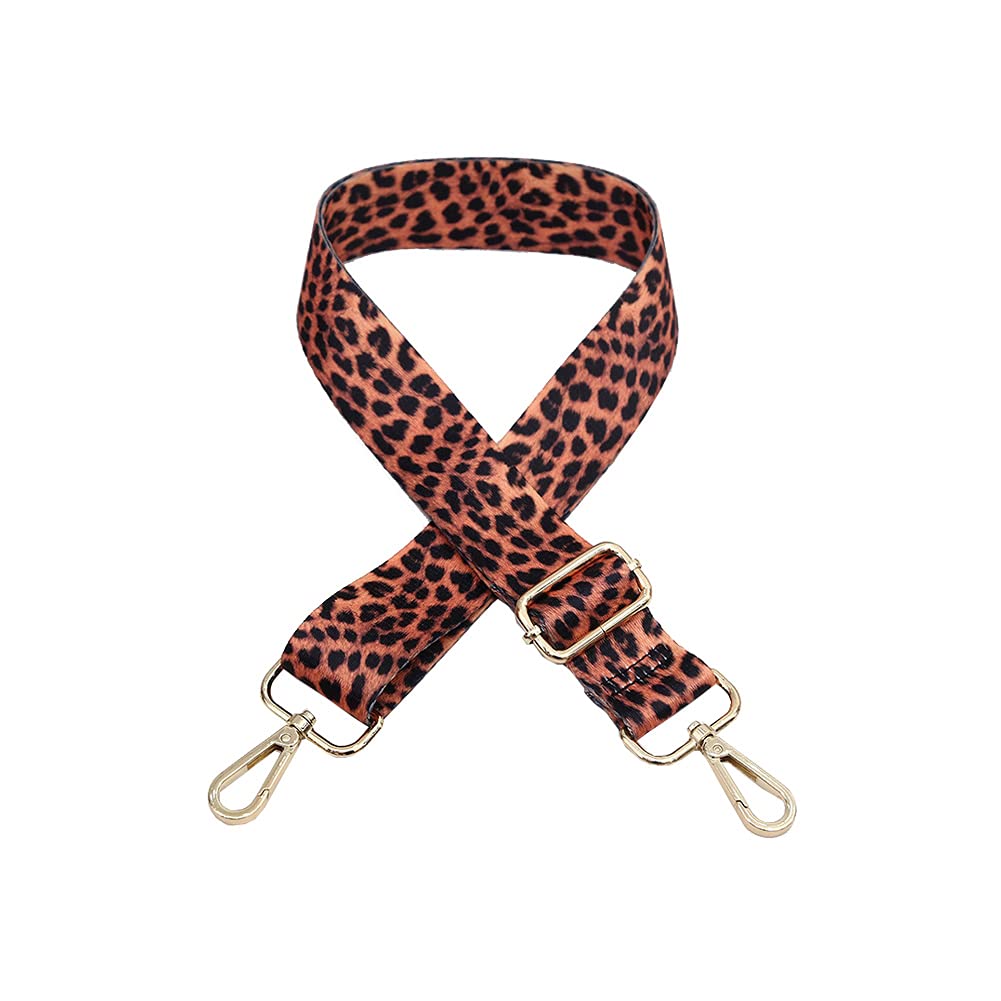 Purse Strap Replacement Crossbody Bag Women Wide Adjustable Leopard Handbag Straps