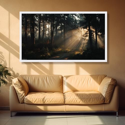 Décoration forestière atmosphérique grand format 70x140