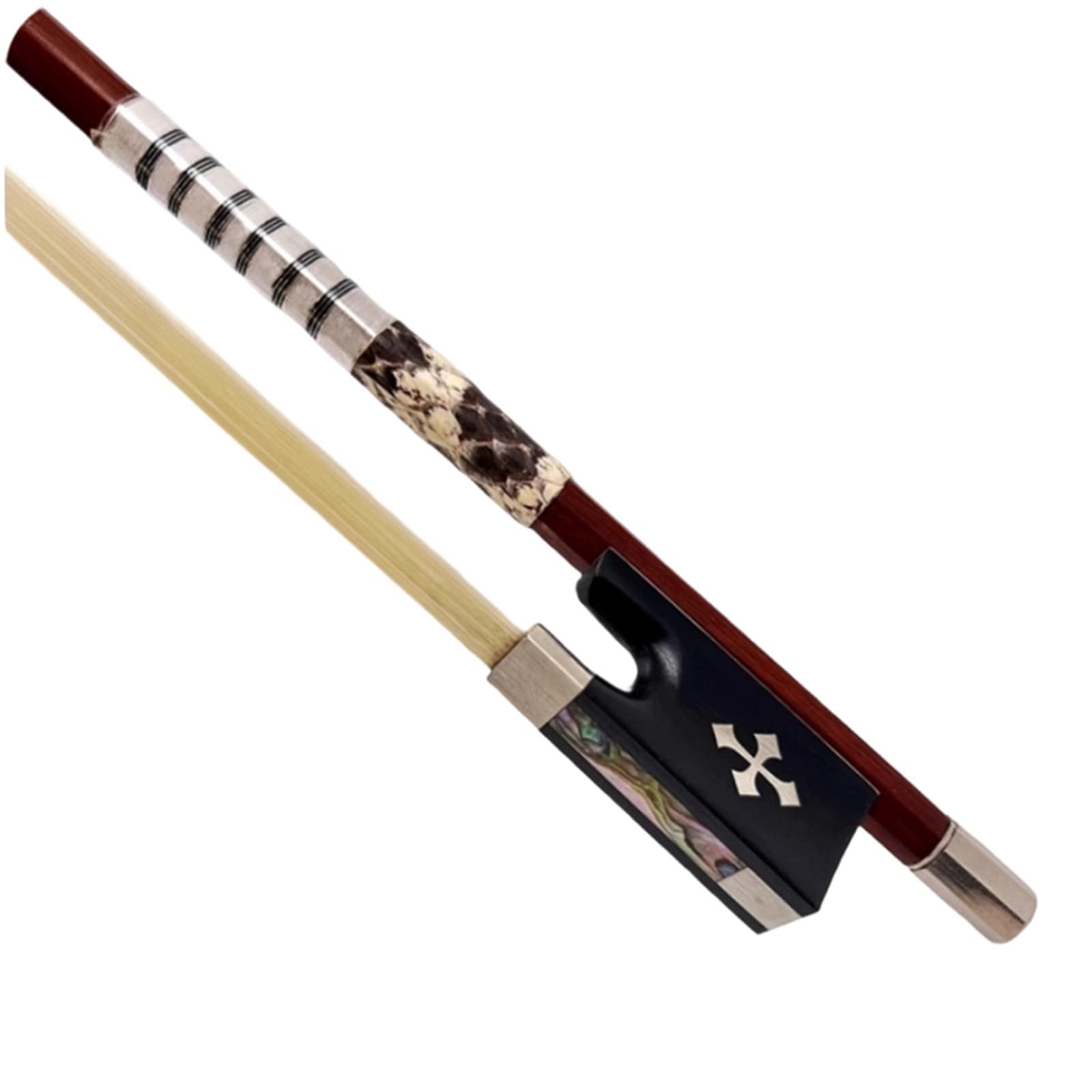 Arcos De Violín Profesionales Arco De Violín Fabricado En Sándalo Y Crin(4-4 Size)
