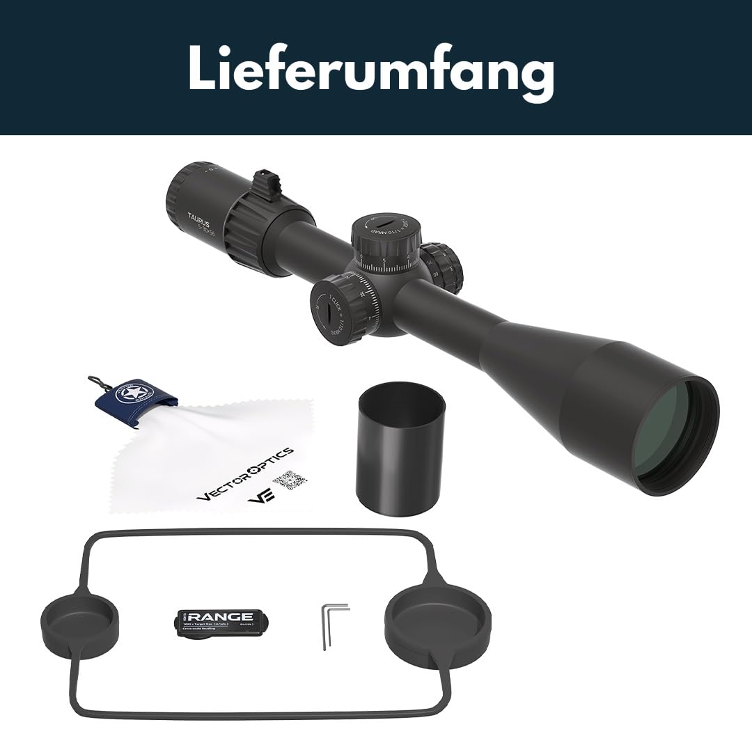 Vector Optics SCFF-66 Taurus 5-30x56 Genii MIL Cannocchiale da tiro per caccia e softair