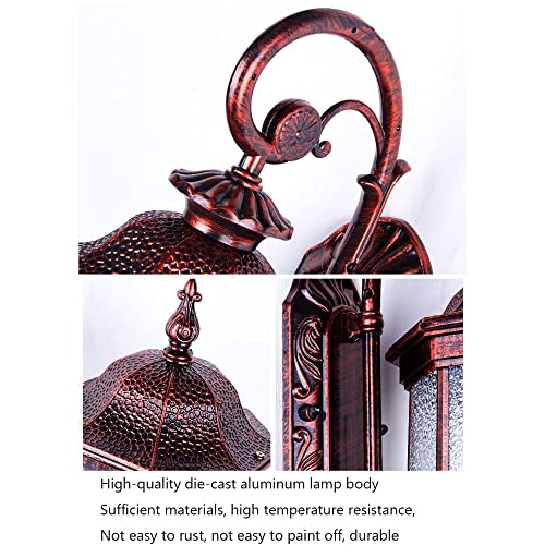Applique murale extérieur de qualité supérieure en verre rustique pour maison - 7