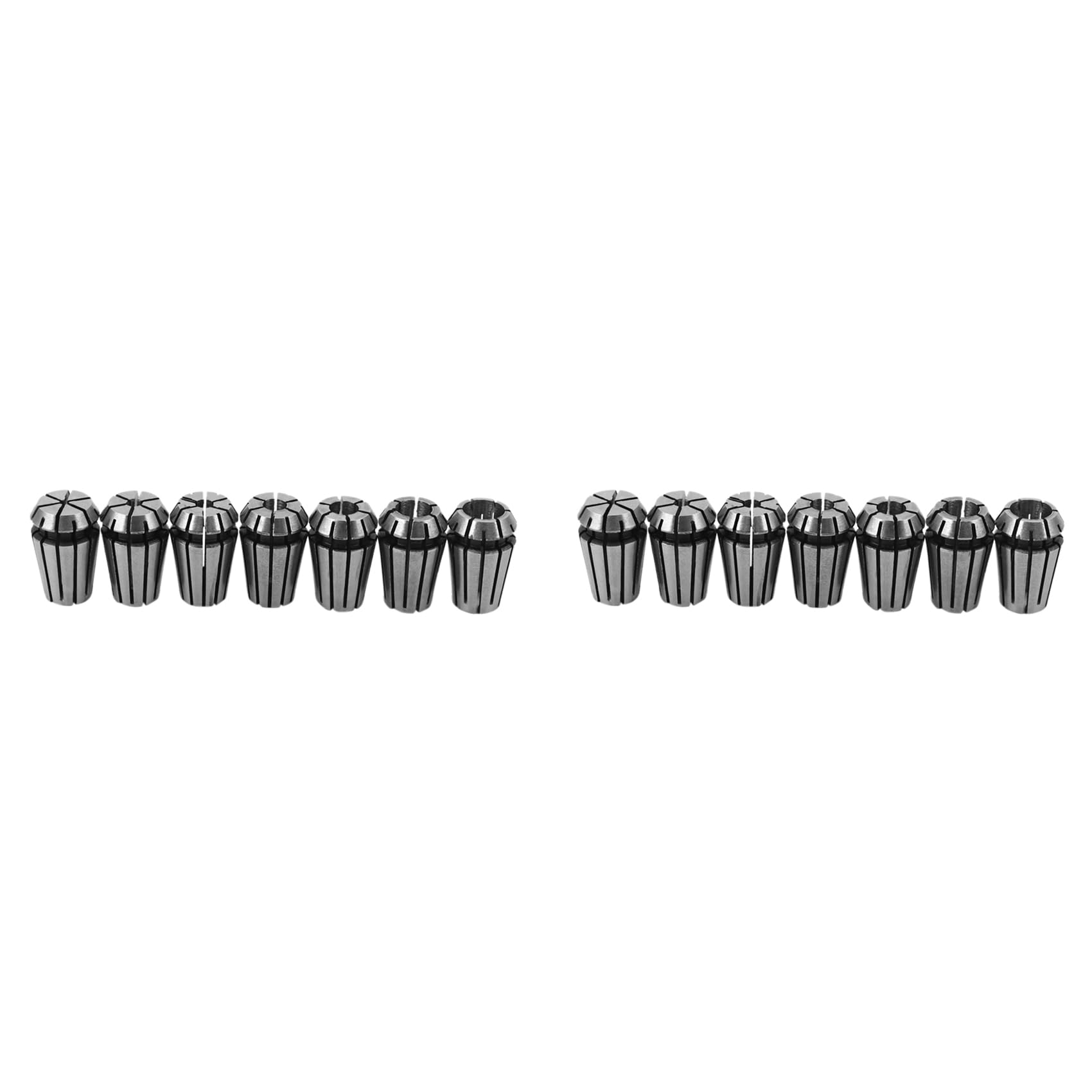 Jnchdghwa Silver Gray 14Pcs 1-7Mm Er11 Spring Collet For Cnc Workholding Engraving & Milling Lathe Tool