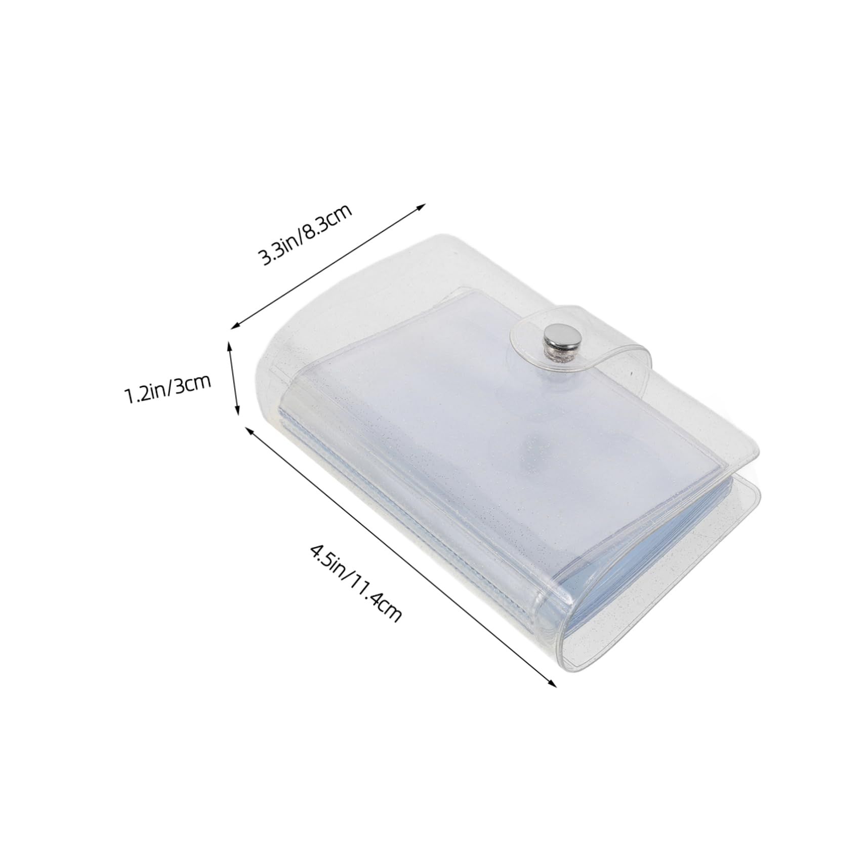 Operitacx Mini Album 3-Inch Photo Card Holder Book Compact Travel Organizer for Business Cards Small Photos Storage - Image 2