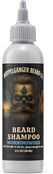 Beard Wash for Men - Natural Beard Shampoo with Apple Cider Vinegar, Mafura Oil & Baobab Protein - Sulfate-Free, Deep-Cleansing Beard Care for Soft, Healthy Beards